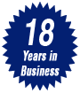 15 years in business 15 years in business