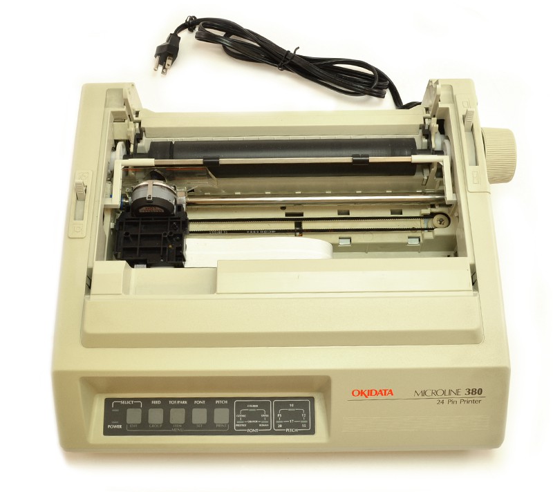 Okidata Microline 380 Parallel Printer No Accessories (GE5255A)