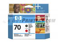 HP #70 Matte Black & Red Printhead HP #70 Matte Black & Red Printhead