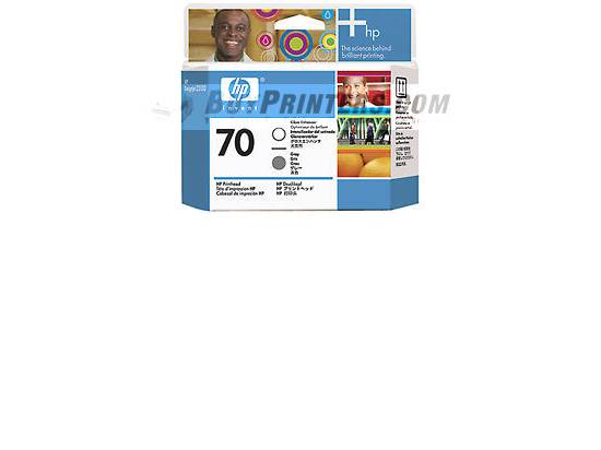 HP #70 Gloss Enhancer & Gray Printhead