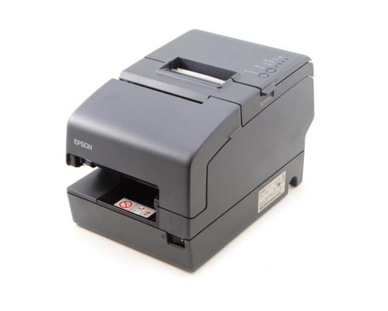 Epson TM-H6000IV Serial & USB Multifunction Printer w/ MICR & Endorsement - Black