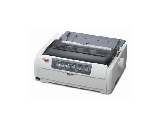 Okidata ML690 Parallel USB 24-Pin Dot Matrix Impact Printer - White