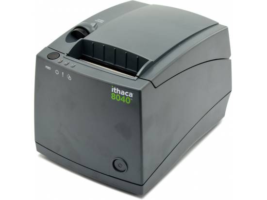 Ithaca 8040 Parallel USB Thermal Monochrome Receipt Printer - Gray *New Open Box*