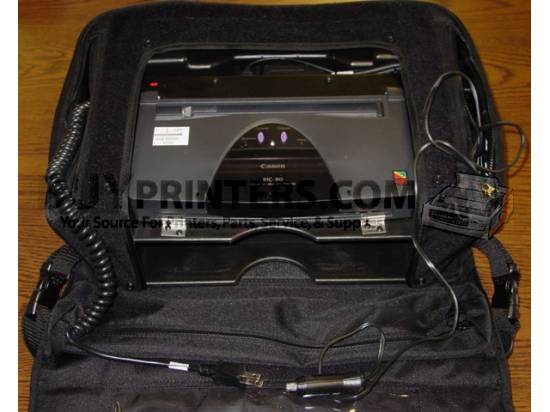 Canon BJC-85 printer w/carrying case & car charger