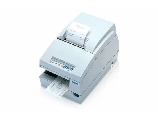Epson TM-U675 Serial Multifunction Printer w/ MICR and Autocutter (M146A) - White