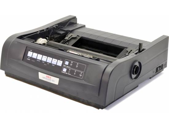 Okidata Microline 420 Parallel USB Printer (91909701) D22200A - Black - No Accessories - Refurbished