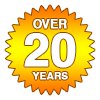 Over 20 Years in Business